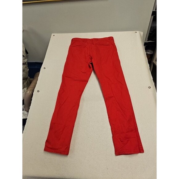 Men's Dockers Alpha Khaki Slim Tapered Pants Autumn Red - 33Wx30L EUC - Picture 7 of 7